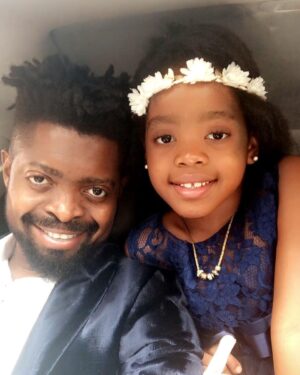 Basketmouth Instagram - Wishing my forever mini-me a happy birthday. May you be surrounded by love, happiness and all the best things in life. 

I love you so much baby, thanks for always making daddy a proud man. ❤️❤️❤️
