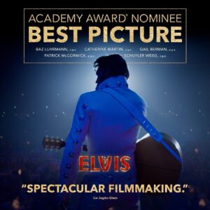 Baz Luhrmann Instagram - CM and I are so thrilled for all our great collaborators that brought ELVIS back into the building. A BIG collective thank you to the Academy for these nominations. #elvismovie ⚡️