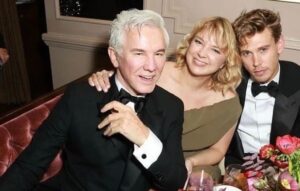Baz Luhrmann Instagram - I was just so thrilled with the entire ELVIS creative family last night, big nods at BAFTA! Casting, Hair and Make up, My darling wife for costume & of course, this guy. Truly, truly extraordinary acting and nearly three years of dedication on his part. What a night. Thank you so much, @baftas. #elvismovie ⚡️
