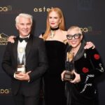 Baz Luhrmann Instagram - Unbelievably touched that Nicole came all the way from Australia to give CM and I this honor. It’s all about deep collaboration and to be standing next to my longest, dearest collaborator, my gifted and wonderful wife, made it all the more special. Thank you so much ADG.⚡️