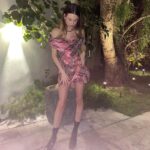 Behati Prinsloo Instagram – won’t ever be over this dress @tabvintage @viviennewestwood 🍇