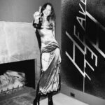 Behati Prinsloo Instagram - This dress though…☠️ celebrating the launch of our extra Añejo 🥃 last month… @calirosa @tabvintage #vintageJPG @adamlevine