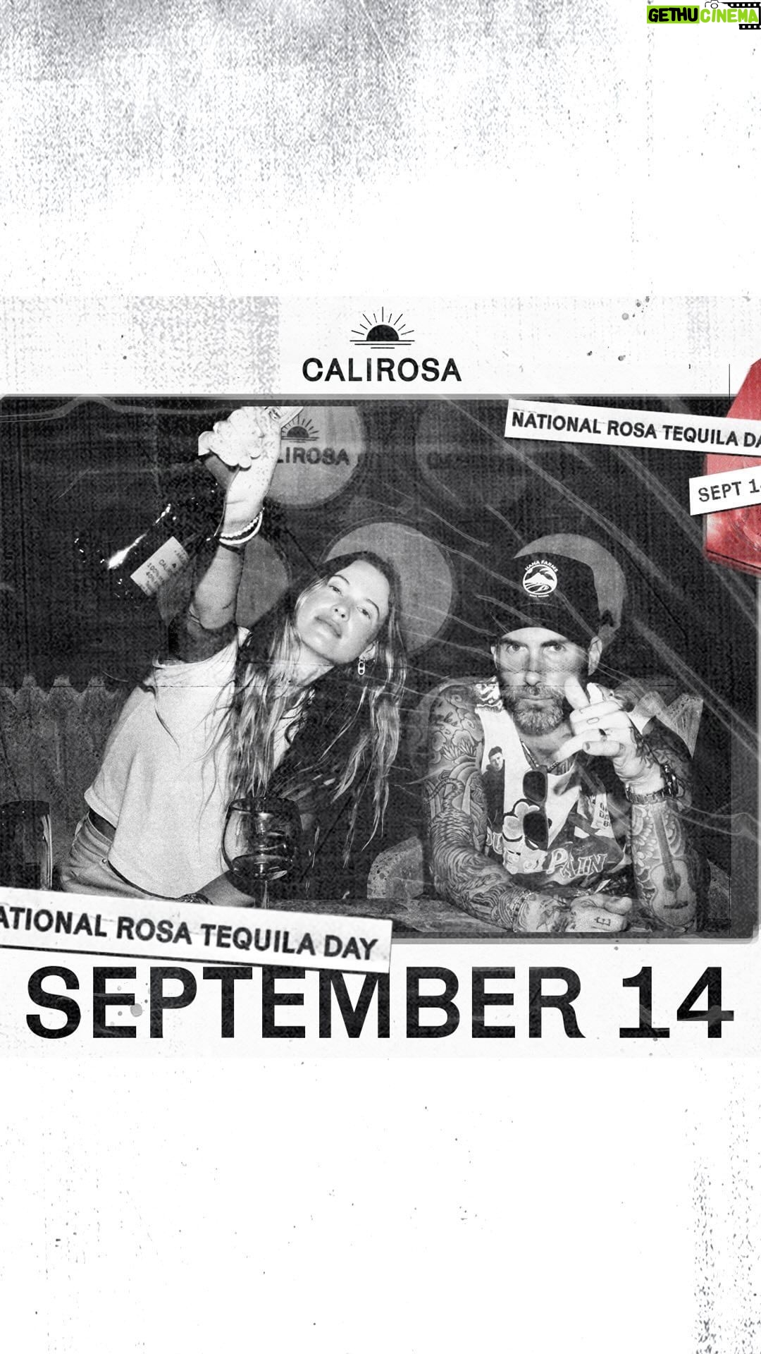 Behati Prinsloo Instagram - Drinking pink now has its own national holiday. Cheers to National Rosa Tequila Day 🌹