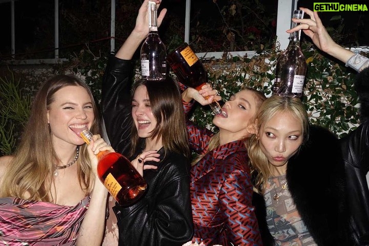 Behati Prinsloo Instagram - Thank you from us and the Real family. What a night, celebrating @calirosa 🌵🥃🌸
