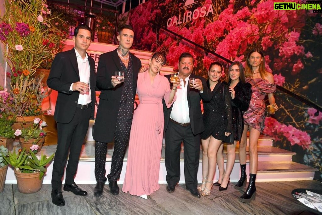 Behati Prinsloo Instagram - Thank you from us and the Real family. What a night, celebrating @calirosa 🌵🥃🌸