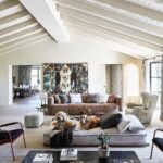 Behati Prinsloo Instagram - Thank you @archdigest ,we are officially adults now @adamlevine Photographer: @wabranowicz Design: @clementsdesign Interior styling: @amykchin styling: @danixmichelle and @madgoldman Writer: @mayer.rus make up: @nikkideroest hair: @michaelsilvahair Adams glam: @darcygilmore @shaularbiv and guest appearances by Bones and Charlie 🐶 🐶