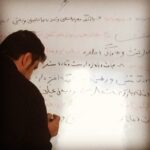 Behrang Toufighi Instagram – وقتى با شوق و ذوق فراوان ميرى دفتر تا قسمت جديدى كه سعيد نعمت الله نوشته رو بخونى و با اين دست خط روبه رو ميشى، خدايا كمكم كن…