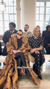 Bella Thorne Instagram - The mob wife aesthetic is taking over #NYFW. Bella Thorne gave us an exclusive behind the scenes look as she prepared for the AREA show during the most stylish week in NYC.
