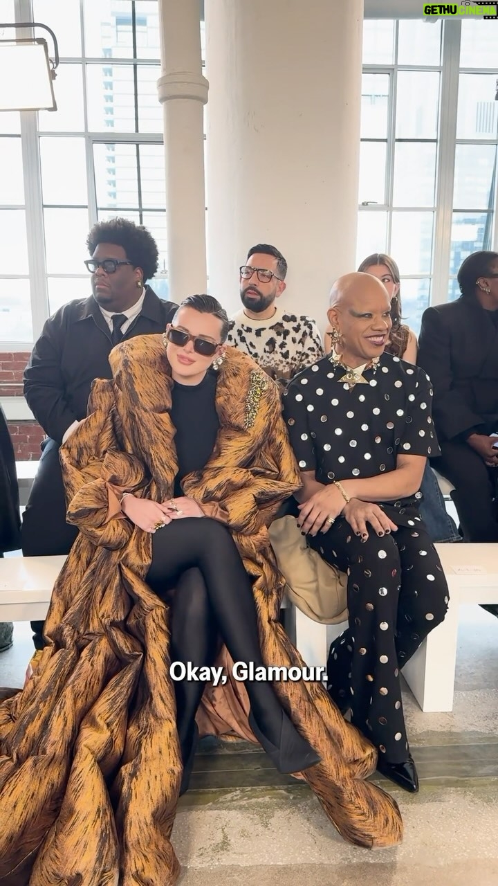 Bella Thorne Instagram - The mob wife aesthetic is taking over #NYFW. Bella Thorne gave us an exclusive behind the scenes look as she prepared for the AREA show during the most stylish week in NYC.