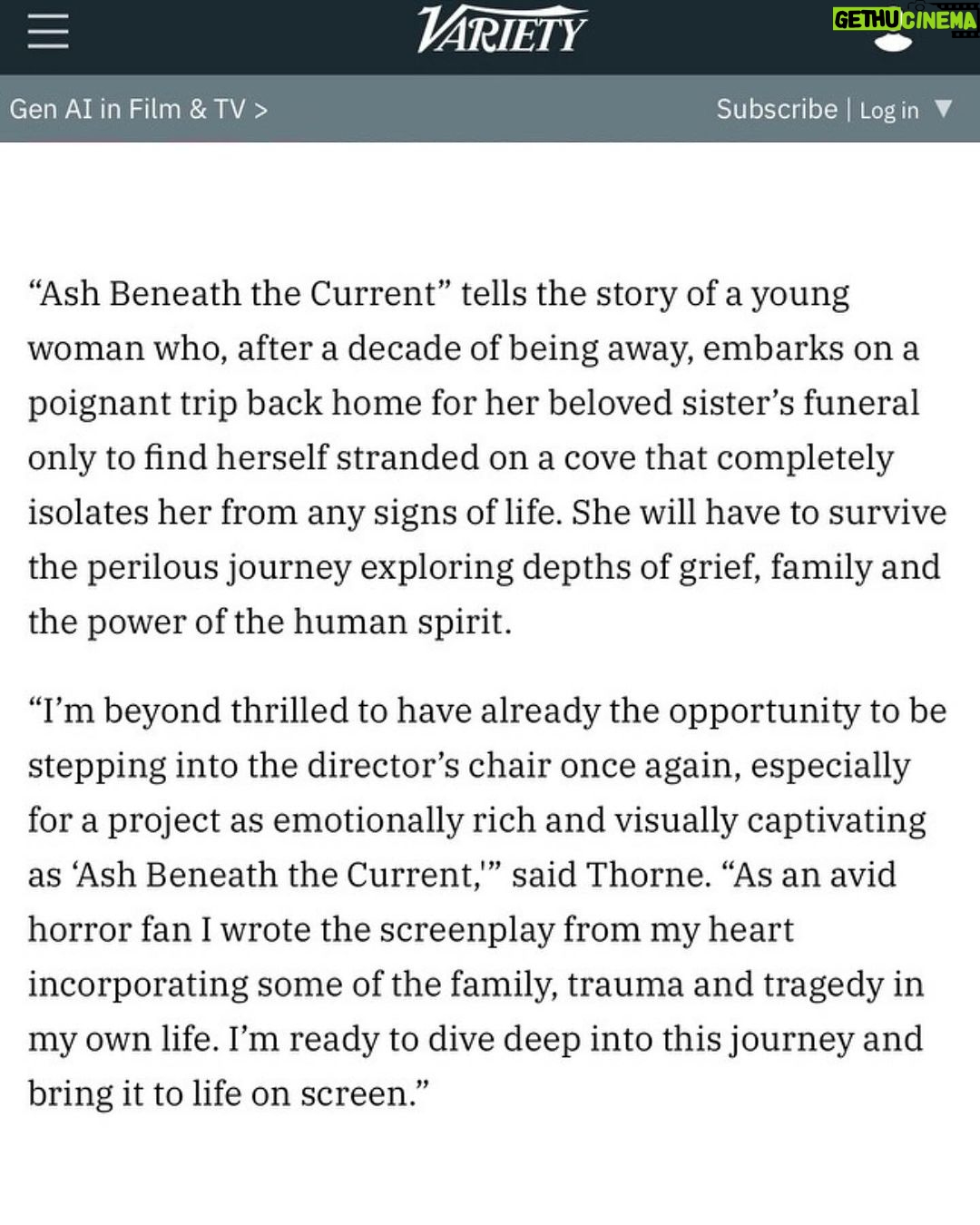 Bella Thorne Instagram - Here we go again ASH 💙🦈💧 ….what’s ur favorite line ?🥺➡️ Thank you so much!! @variety