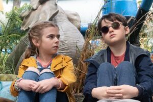 Benjamin Evan Ainsworth Instagram - With just 4 days to go until Flora & Ulysses is released on @disneyplus here’s 4 sneak peek images of my character William Spiver with the hilarious @rejectedjokes Ben Schwartz and the amazing @matildalawleractor Matilda Lawler... Friday. Disney+. Your sofa! 🐿💥⚡️

#disney+ #disney #flora&ulysses #williamspiver