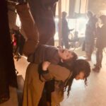 Benjamin Evan Ainsworth Instagram - This time last year was one of my final days on the set of Bly Manor, working with such amazing people. I’ve been looking back at some of my photos and wanted to share with you some of the more ‘silly’ behind the scenes moments. We really did have such a great time together. #dreamjob #blessed #thehauntingofblymanor #netflix