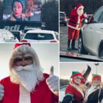 Benjamin Evan Ainsworth Instagram - Feeling cosy and festive in my favourite teddy bear jacket from @scotchsoda_kids at the Christmas drive-in cinema. We even got a surprise visit from the big man himself 🎅🏼