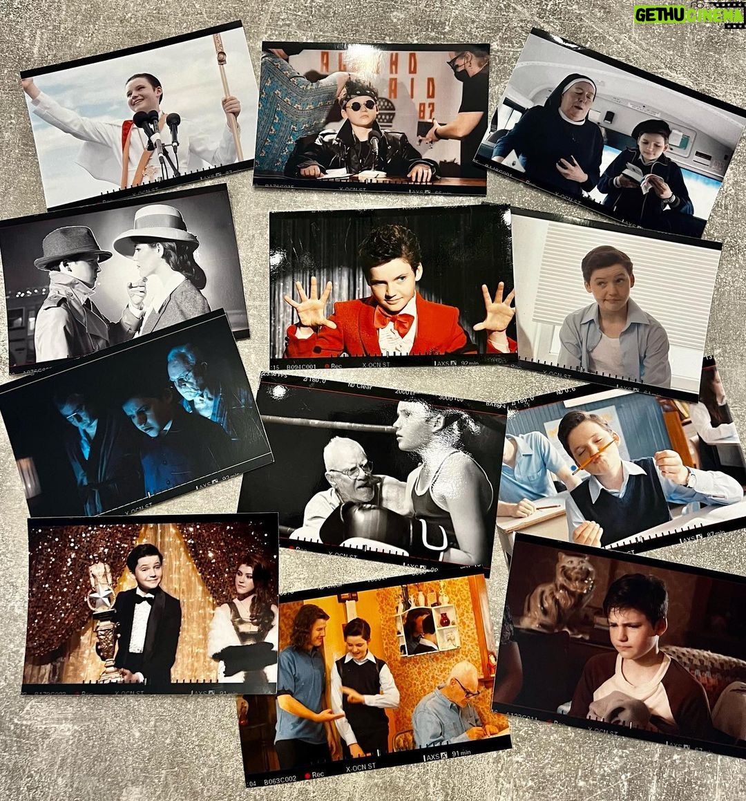 Benjamin Evan Ainsworth Instagram - In honour of Son of a Critch airing tonight on @cbc and @cbcgem in Canada, here’s a sneak peak at just a few of my favourite moments, including a few cameos from the golden age of cinema (and the 1980s). How many can you spot? Kudos to the incredible @alisonruthhicks and her team, as well as @normarichard1960 @lorrainefpower and @skyemakeup and the rest of our fantastic crew for the incredible transformations! #sonofacritch #cbc #cbccomedy #cbcgem #comedy #sitcom St. John's, Newfoundland and Labrador