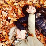 Benjamin Evan Ainsworth Instagram - Because we all need a leaf fight from time to time! 🍁🍁🍁🍁