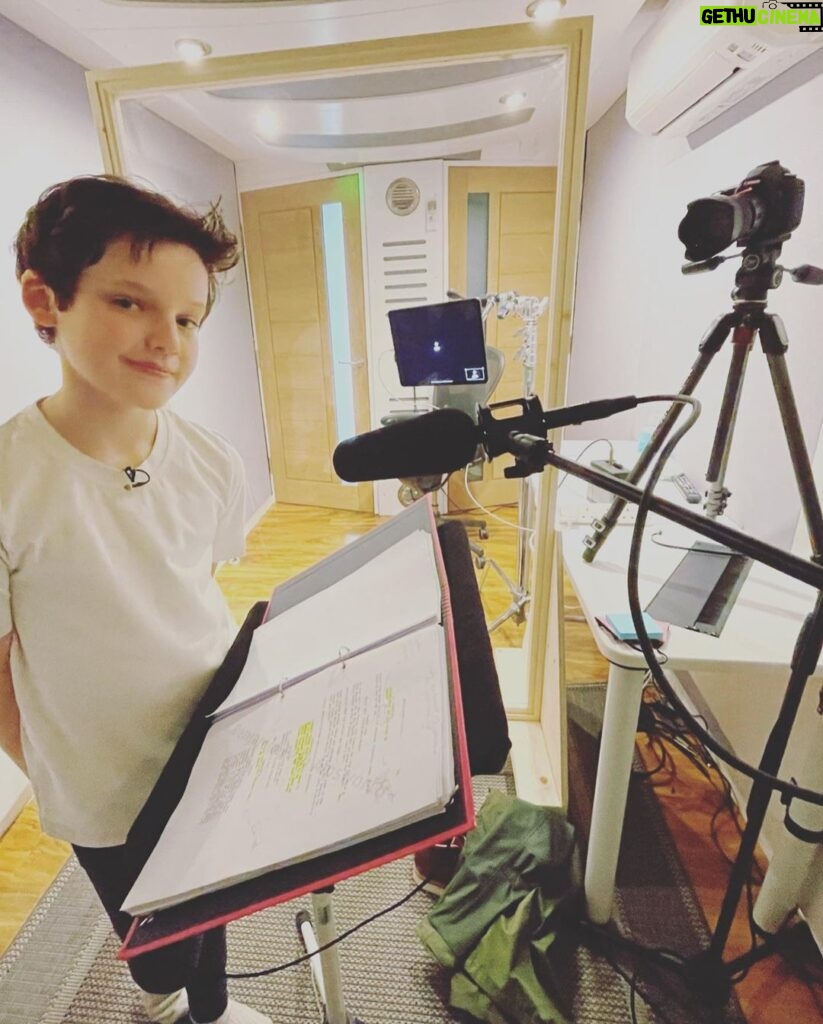 Benjamin Evan Ainsworth Instagram - What a week! Thank you so much for all the kind messages since the release of @disneypinocchio on @disneyplus last week. It’s been so humbling to hear from families around the world enjoying the movie together. Here are some behind the scenes photos from my time on set! Pinocchio is streaming NOW on Disney+ 🎬📽🍿#disney #pinocchio #bts #tomhanks #disneyplus #wishuponastar