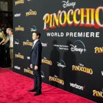 Benjamin Evan Ainsworth Instagram - What an amazing night at the World Premiere of Disney’s Pinocchio @waltdisneystudios This was such a proud moment for me and my family. @disneypinocchio is streaming NOW on @disneyplus . . . . . Thanks to @fevmo and @theaistenes for styling me and to @jcrew for the amazing threads!