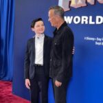 Benjamin Evan Ainsworth Instagram - What an amazing night at the World Premiere of Disney’s Pinocchio @waltdisneystudios This was such a proud moment for me and my family. @disneypinocchio is streaming NOW on @disneyplus . . . . . Thanks to @fevmo and @theaistenes for styling me and to @jcrew for the amazing threads!