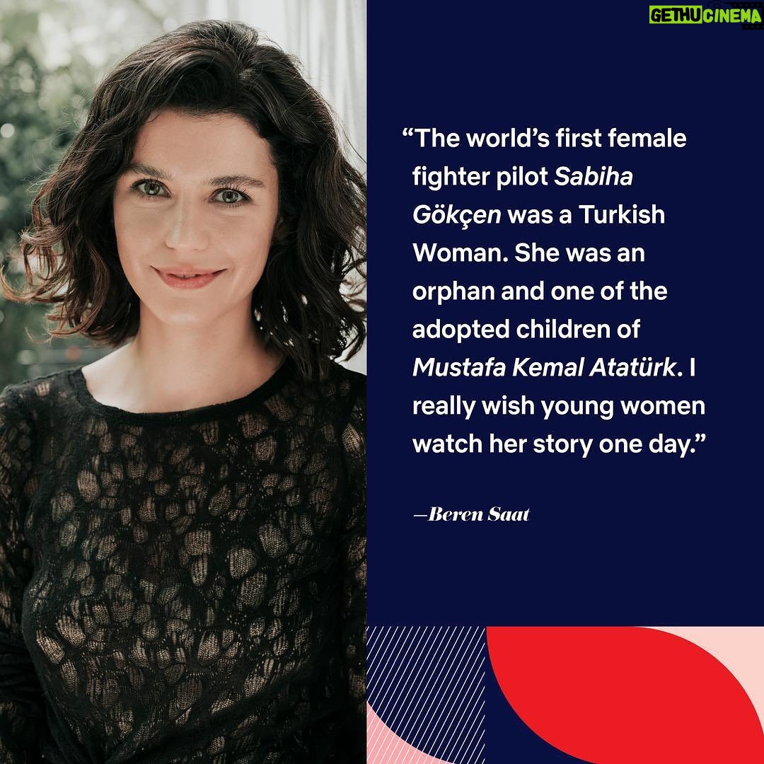 Beren Saat Instagram - I’m so happy to be a part of “Because She Watched” #internationalwomensday2020 #unwomen #8martdünyakadinlargünü