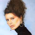 Beren Saat Instagram - 🖤 by @dine_art_