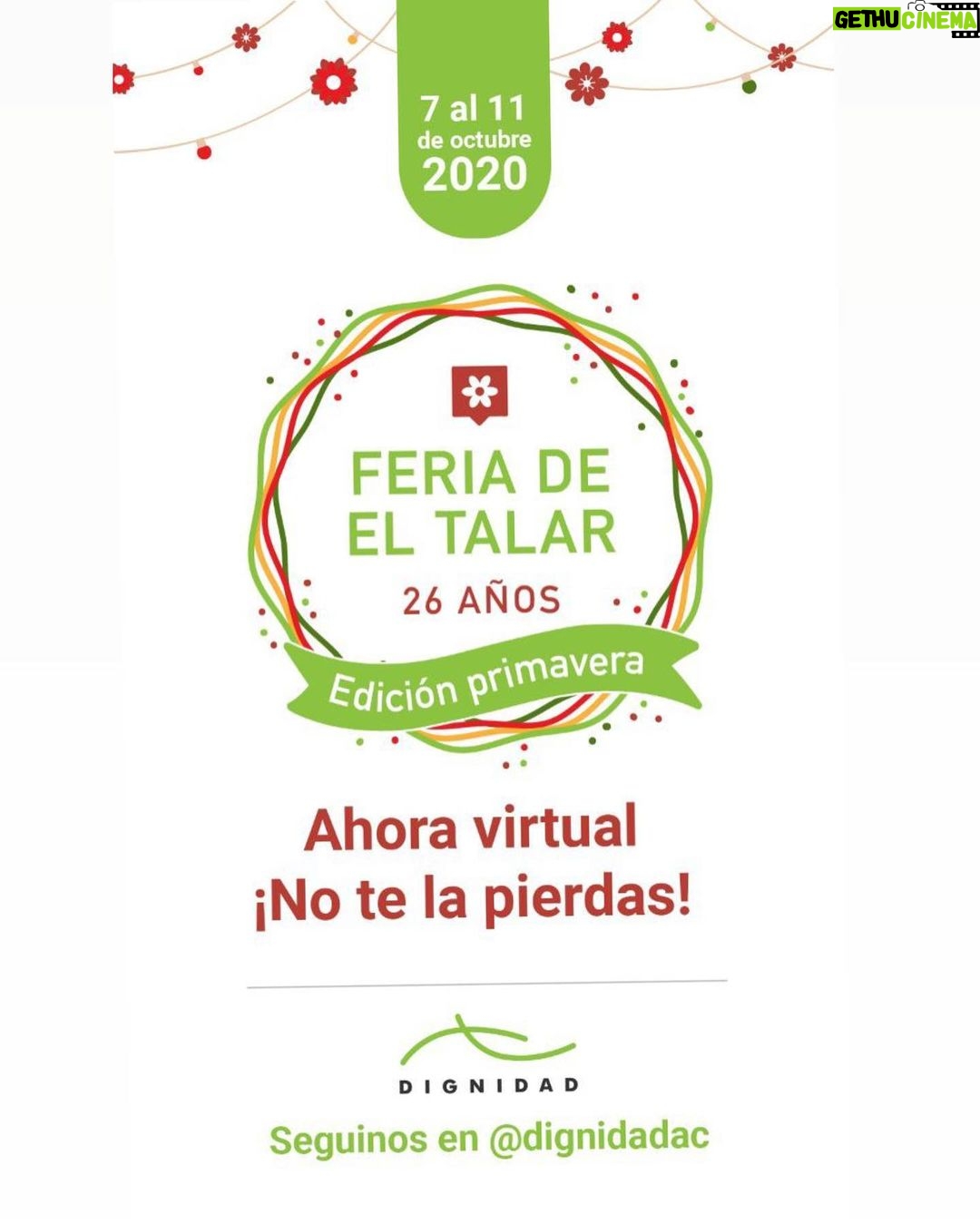 Betina O'Connell Instagram - @dignidadac no faltes!! Del 7 al 11 de octubre, 80 EXPOSITORESS!