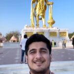 Bhavin Bhanushali Instagram - Kickstarting 2024 with Power, Positivity and Prayers ❤️ Jai Kashtbhanjan Hanuman ji Dada ❤️ #jaishreeram #jaihanuman #sarangpur #kashtbhanjan Sarangpur Hanumanji Temple , Sarangpur, Gujrat, India