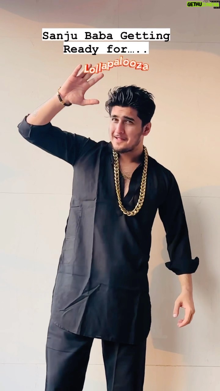 Bhavin Bhanushali Instagram - Sanjubaba is ready for Lollapalooza India. L se bole to Laajawaab honewala hai, aajao!😎 @lollaindia #lollaindia #roadtolollaindia #lollapalooza
