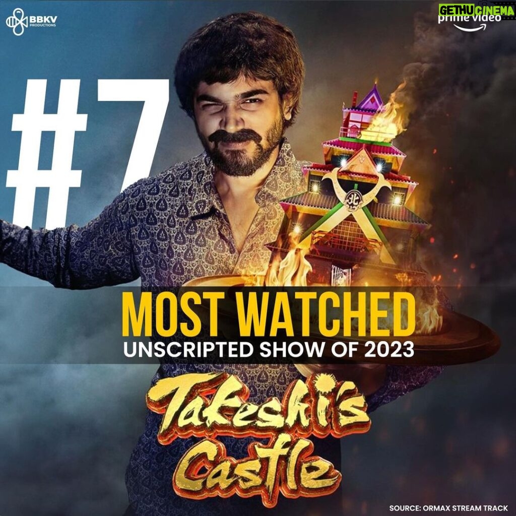 Bhuvan Bam Instagram - Taaza Khabar: 3rd most watched show of India Takeshi’s Castle: 7th most watched (non scripted) show of India! What an honour. What a feat. Thanks to you all. This is just the beginning. ♥️ #TaazaKhabar #TakeshiCastle #bhuvanbam