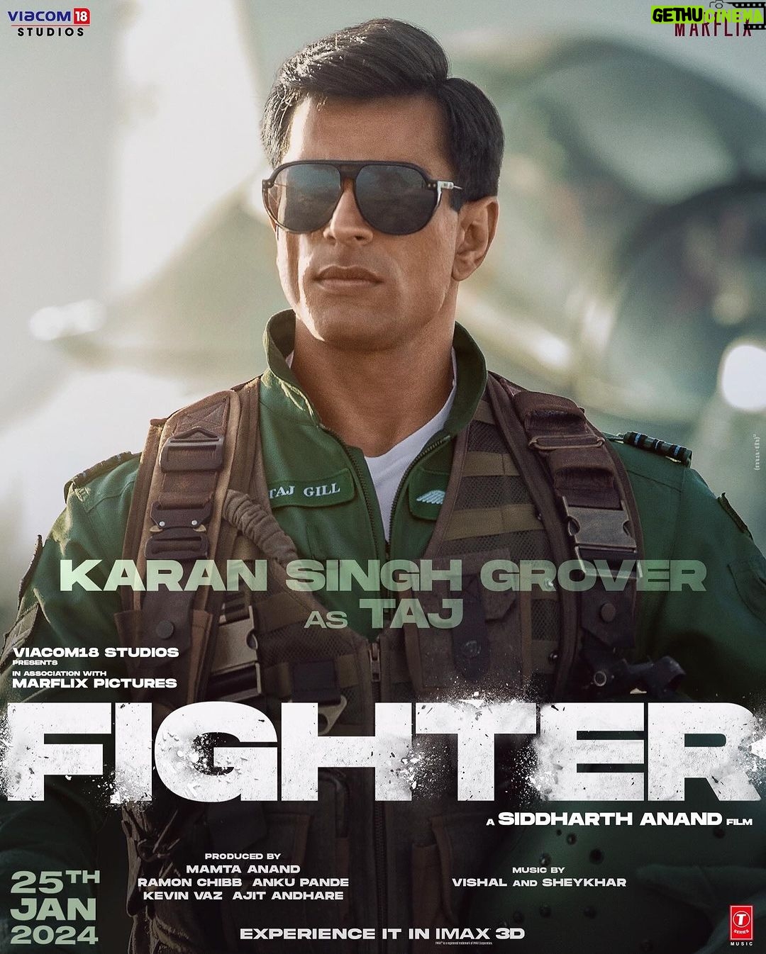 Bipasha Basu Instagram - Squadron Leader Sartaj Gill Call Sign: Taj Designation: Squadron Pilot Unit: Air Dragons #Fighter Forever ๐ฎ๐ณ #FighterOn25thJan All the best ๐ @hrithikroshan @deepikapadukone @anilskapoor @S1danand #KevinVaz @ajit_andhare @mamtaanand10_10 @ramonchibb @ankupande @vishaldadlani @shekharravjiani @iamksgofficial @akshay0beroi @viacom18studios @marflix_pictures @tseries.official #FighterMovie