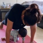Bipasha Basu Instagram - So someone always includes herself in my … ME TIME !!!❤️🧿😀 Beginning to accept there is no more me time for me 🙈😀 #mamatryingtogetfit #loveyourself