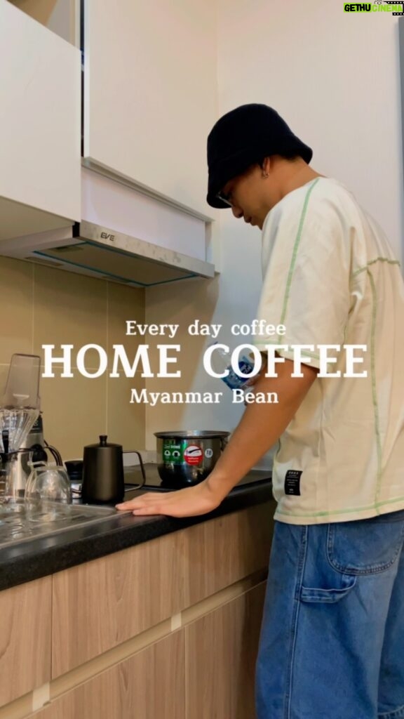 Boat Anakame Binsaman Instagram - Home coffee EP : 1 Myanmar Bean #homecoffee