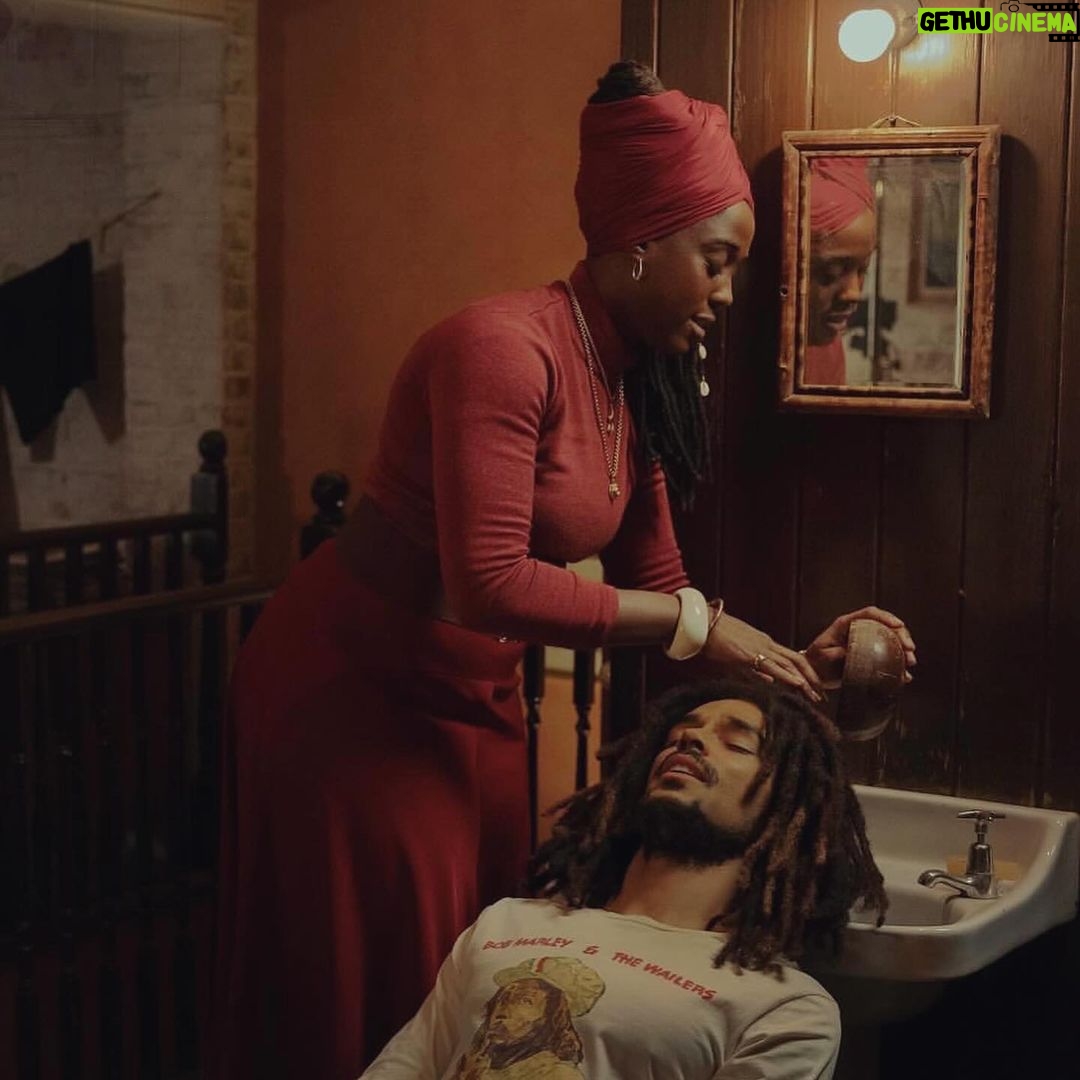 Bob Marley - 176K Likes - From @lashanalynch, who plays @officialritamarley in @onelovemovie :
No. 1 at the box office! And your reviews are making me feel some type of way. Proud and thankful for all the love for #OneLoveMovie. A movie for the people 💚💛🖤