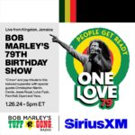 Bob Marley Instagram - One Love People - get ready for a great show! We’re celebrating the legend for what would have been his 79th birthday. Join the vibes on @tuffgongradio as we pay tribute to the one and only @bobmarley- live from Kingston! Click the link in our bio to tune in! 💚
