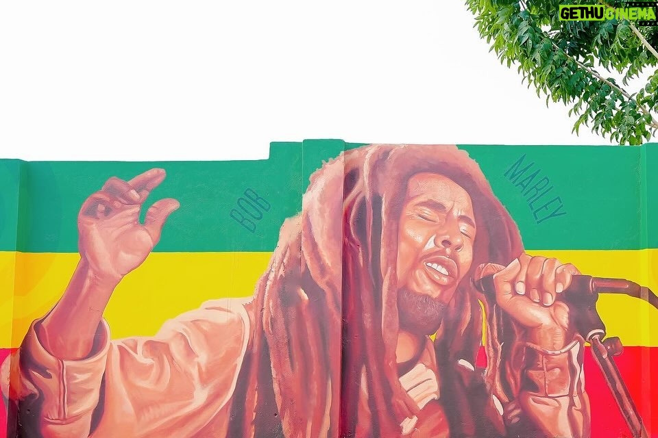 Bob Marley Instagram - Honoring Trench Town’s legends with this beautiful mural where Bob Marley grew up in Trench Town, Jamaica 🇯🇲 (swipe left): #BobMarley, @officialritamarley, @petertosh, @bunnywailerofficial, Vincent “Tata” Ford, Delroy Wilson, along with Emperor Haile Selassie I. @onelovemovie #visitjamaica @trenchtowncultureyard 🎨 by: @onejhar_, @Taoszen, @pamellac.c, and Michael Robinson Trench Town Jamaica