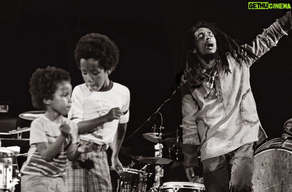 Bob Marley Instagram - “Our children is brought up with wisdom and understanding. We was brought up in ignorance, that we had to search to find the truth. But our children born and from them born them hear the truth. So it’s a different spirit.” #bobmarley @stephenmarley and @ziggymarley join their father on stage at the One Love concert in Kingston, Jamaica 1978. 📷 by #AdrianBoot ©️ Fifty-Six Hope Road Music Ltd.