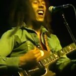 Bob Marley Instagram - “One good thing about music, when it hits you feel no pain.” #TrenchTownRock #BobMarley 🎥 Live at the Rainbow, London 1977 ©️ Fifty-Six Hope Road Music Ltd. Rainbow Theatre London East
