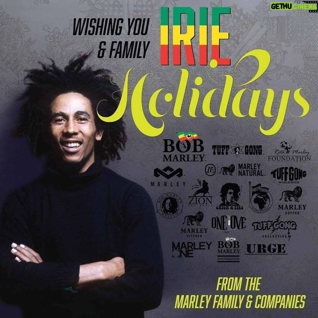 Bob Marley Instagram - JAH bless! #irieholidays #marleyfamily #onelove