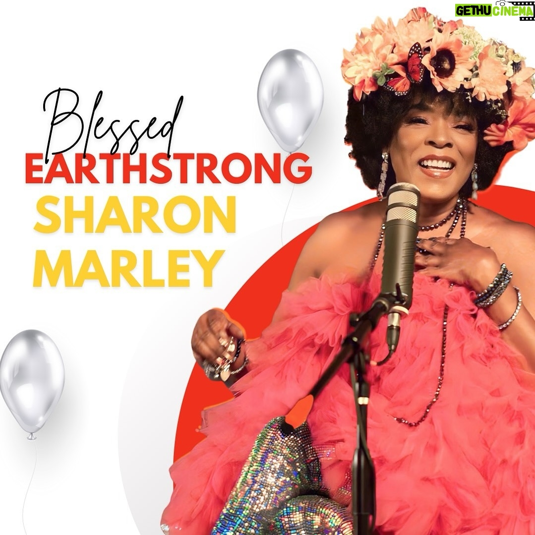Bob Marley Instagram - Sending birthday blessings to @iamsharonmarley today!! 💚💛❤️🥳🎂🎉🎊