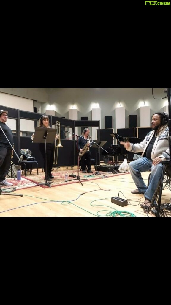 Bob Marley Instagram - @stephenmarley music supervisor 🎶 for @onelovemovie in the studio fine tuning the sound for the movie. stay tuned ✌🏾🎞️