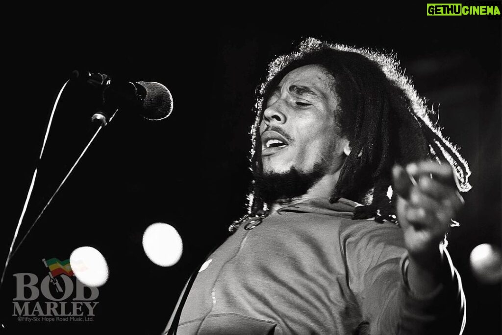 Bob Marley Instagram - “When you think it’s peace and safety, a sudden destruction. Collective security for surety, yeah!” #RatRace #bobmarley 📷 rare pic of Bob live in Cardiff, Wales from 1976, by #AdrianBoot ©️ Fifty-Six Hope Road Music Ltd. Ninian Park