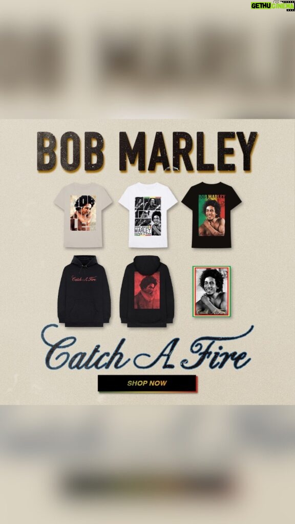 Bob Marley Instagram - Just in! Check the new #CatchAFire50 merch drop featuring images by Arthur Gorson from Trench Town in 1973! Shop the collection at the link in bio. #bobmarley #catchafire #bandmerch #artistmerch #instafashion #newmerch #reggae #trenchtown #jamaica