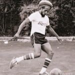 Bob Marley Instagram - “If you want to get to know me, you will have to play football against me.” #bobmarley 📷 #PeterMurphy ©️ Fifty-Six Hope Road Music Ltd.