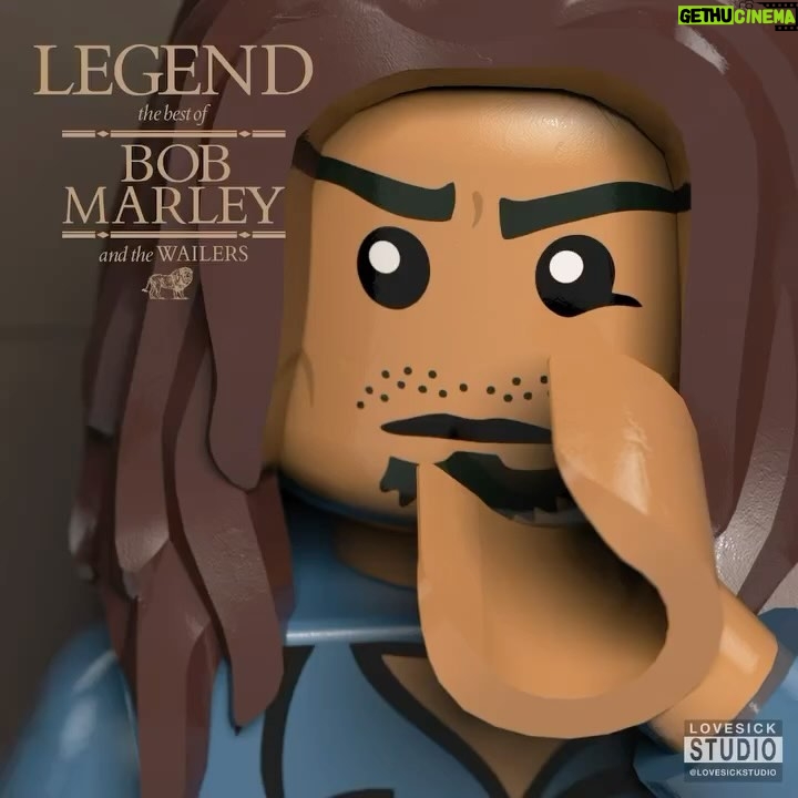 Bob Marley Instagram - “Dem say this game is a game where if you don’t mind sharp, yah loose your consciousness.” #bobmarley 🧱🎨 Lego album art interpretation by @lovesickstudio
