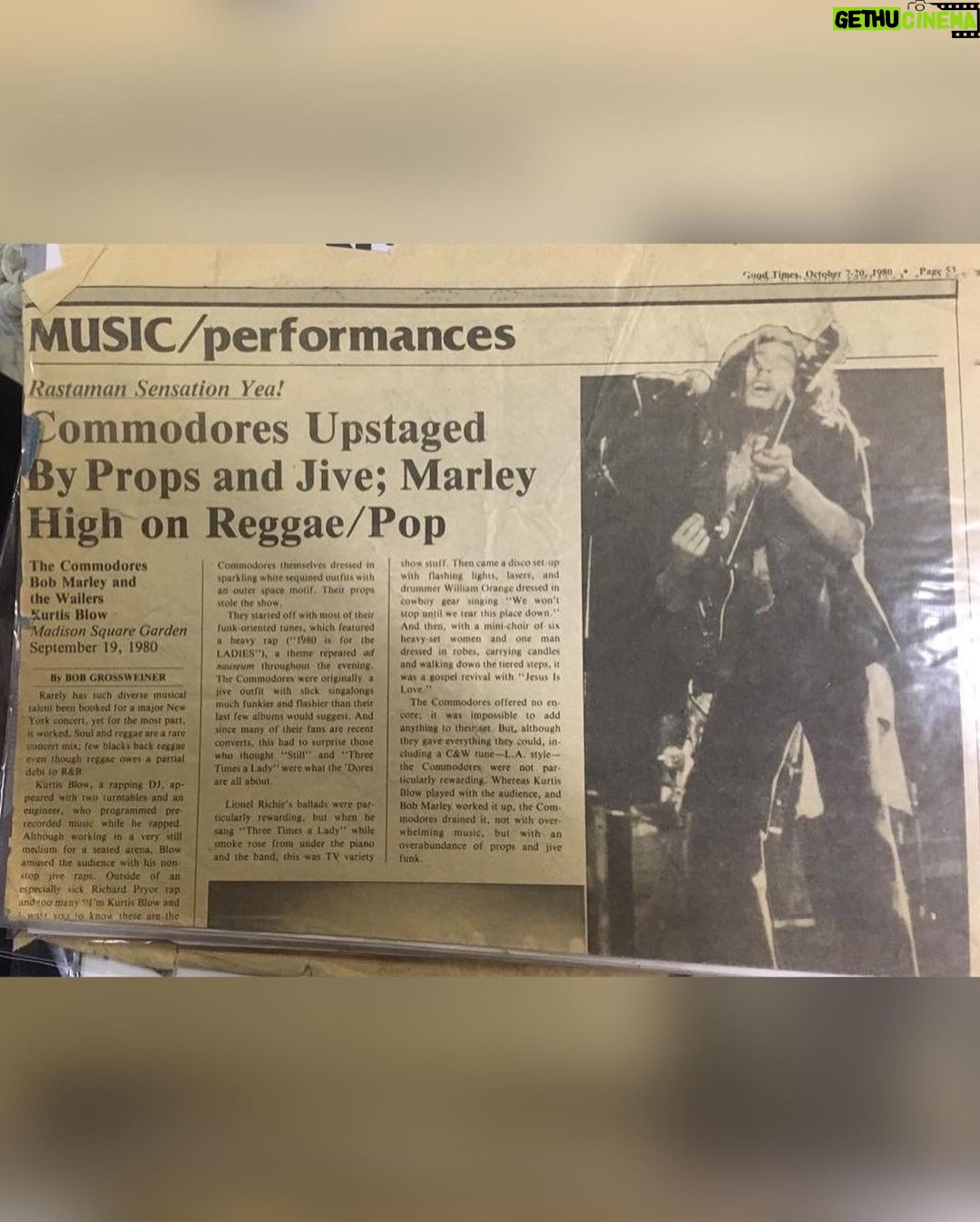 Bob Marley Instagram - On this day in 1980, Bob Marley & The Wailers closed out a two-night, sold out run with @thecommodores at Madison Square Garden in #NYC during the U.S. leg of the Uprising tour. #todayinbobslife 📖 see & learn about more iconic, and lesser known, moments from Bob’s life in our #PortraitOfTheLegend official Bob Marley photo book—featuring rare & unseen images, personal interviews, stories and more! Pick up a copy of this special piece of Bob Marley memorabilia at the link in story. #bobmarley #bandphotos #todayinhistory #sept20 #1980 #reggae #newyork #newyorkcity #commodores #msg #madisonsquaregarden
