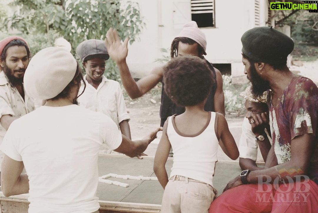 Bob Marley - 105.9K Likes - A rare look : Alvin ‘Seeco’ Patterson , #BobMarley, Antonio ‘Gilly’ Gilbert and brethrens play dominoes at 56 Hope Road . Late 1975 Growing up there was always games being played on the spot , dominoes, football, table tennis, whatever. “Bob love any kinda game where him can win “ 🤣 @ziggymarley #games #yardlife #kingston #jamaica
📷 by @nevillegarrick
©️ Fifty-Six Hope Road Music Ltd.