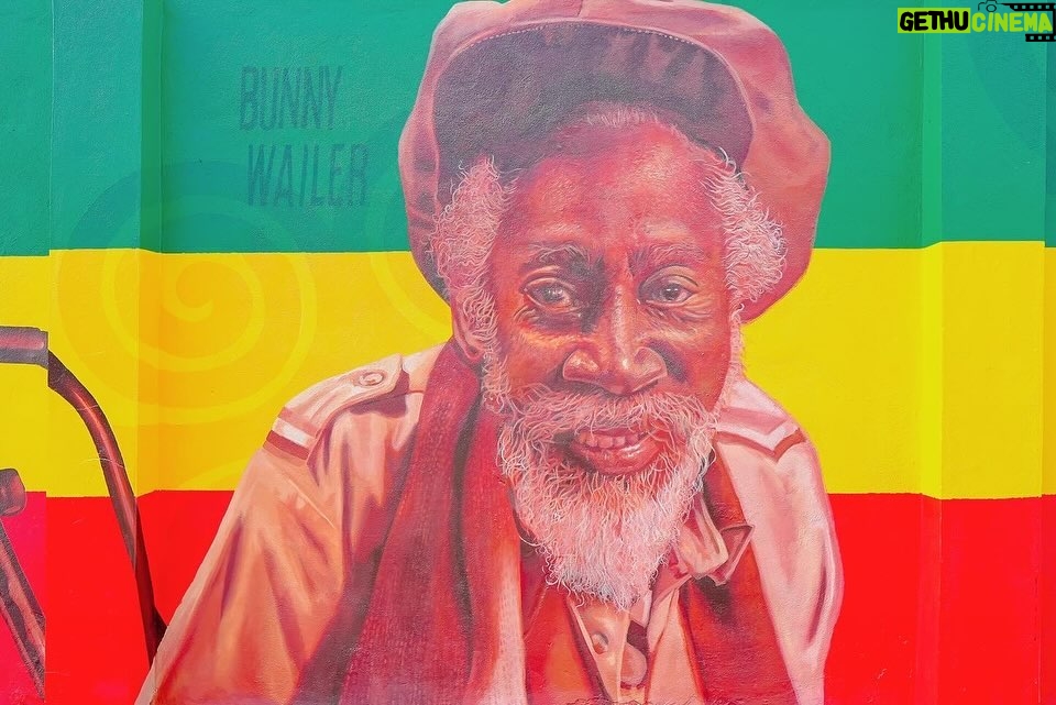 Bob Marley Instagram - Honoring Trench Town’s legends with this beautiful mural where Bob Marley grew up in Trench Town, Jamaica 🇯🇲 (swipe left): #BobMarley, @officialritamarley, @petertosh, @bunnywailerofficial, Vincent “Tata” Ford, Delroy Wilson, along with Emperor Haile Selassie I. @onelovemovie #visitjamaica @trenchtowncultureyard 🎨 by: @onejhar_, @Taoszen, @pamellac.c, and Michael Robinson Trench Town Jamaica