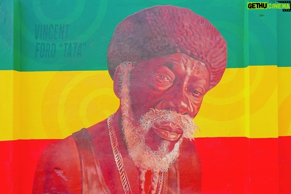 Bob Marley Instagram - Honoring Trench Town’s legends with this beautiful mural where Bob Marley grew up in Trench Town, Jamaica 🇯🇲 (swipe left): #BobMarley, @officialritamarley, @petertosh, @bunnywailerofficial, Vincent “Tata” Ford, Delroy Wilson, along with Emperor Haile Selassie I. @onelovemovie #visitjamaica @trenchtowncultureyard 🎨 by: @onejhar_, @Taoszen, @pamellac.c, and Michael Robinson Trench Town Jamaica