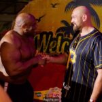 Bob Sapp Instagram - @tysonfury & @bobsappofficial 🎪 Fight Circus Vol. 7: Lock, Stock, and Two Smoking Sausages 🌭🌭 Watch it FREE on Fight Circus TV - 🔗 Link in Bio #FightCircus #FMD #FullMetalDojo Junkyard Theatre