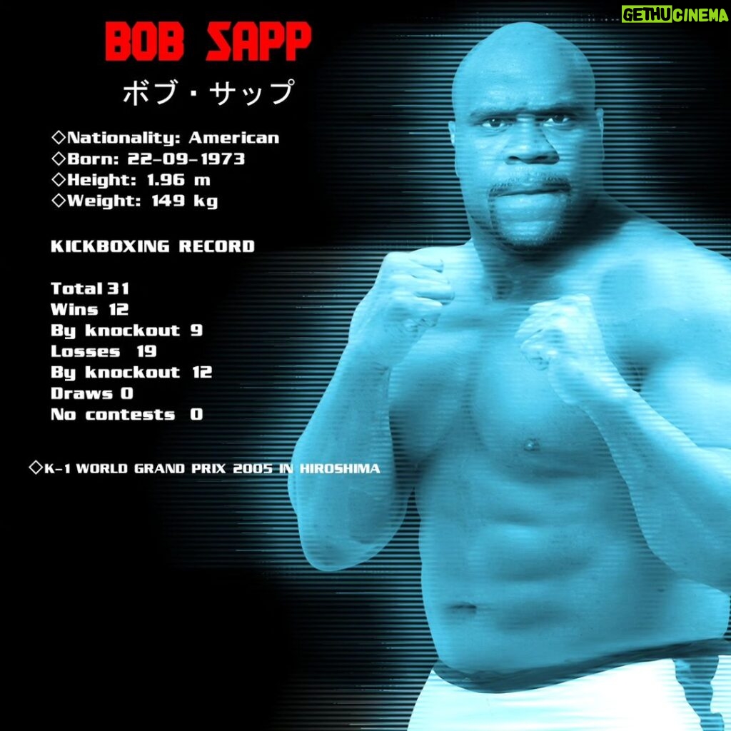 Bob Sapp Instagram - #k1 #k1kickboxing #k1grandprix #k1japan #bobsapp