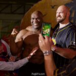 Bob Sapp Instagram - @tysonfury & @bobsappofficial 🎪 Fight Circus Vol. 7: Lock, Stock, and Two Smoking Sausages 🌭🌭 Watch it FREE on Fight Circus TV - 🔗 Link in Bio #FightCircus #FMD #FullMetalDojo Junkyard Theatre